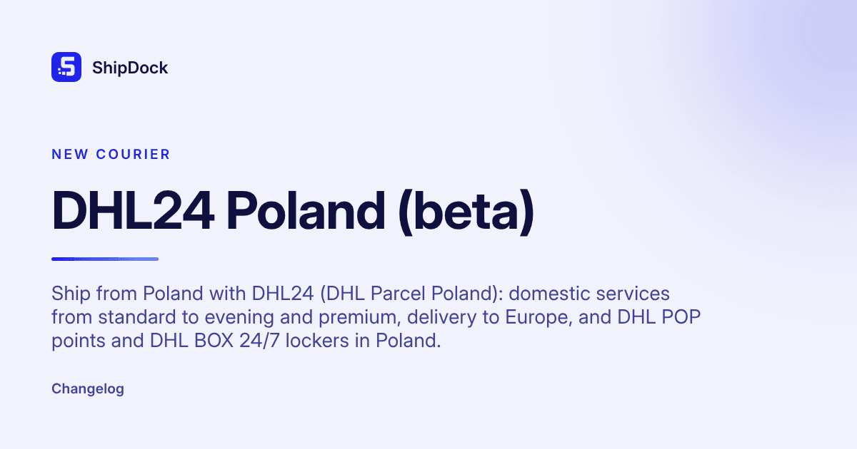 DHL24 Poland (beta)