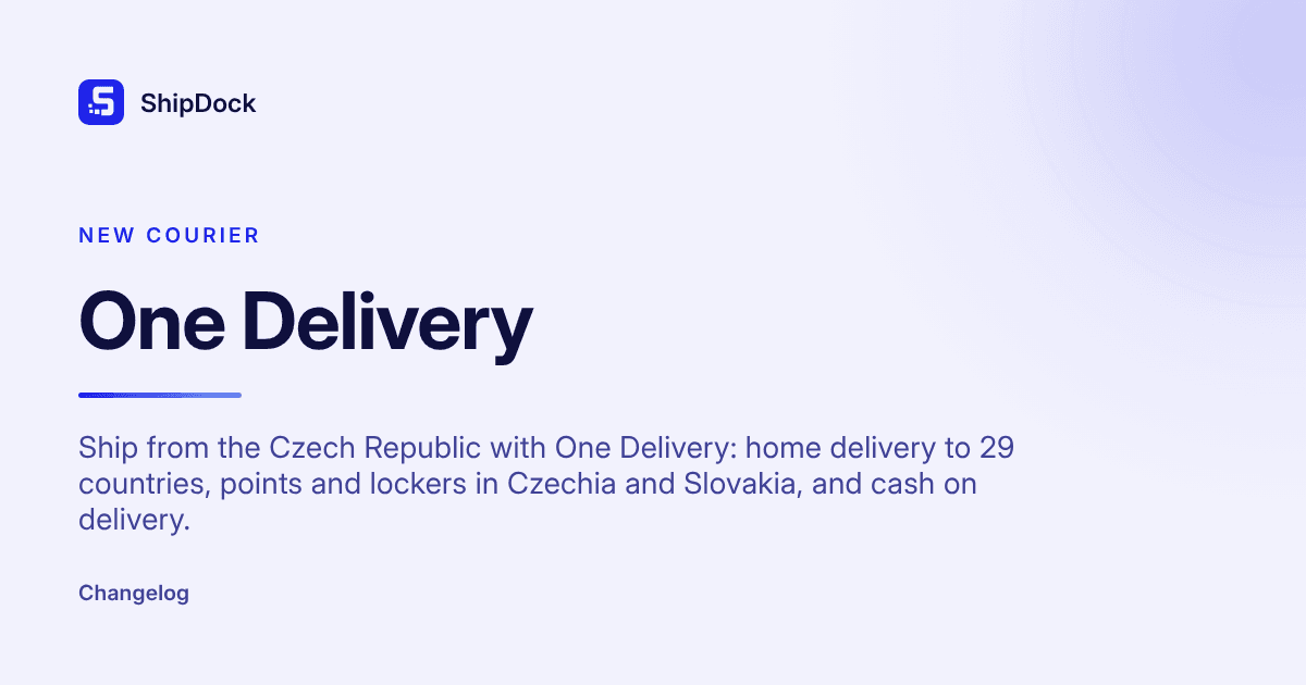 One Delivery